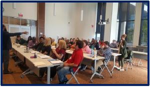 Deputy Clerks participating in a Clerk Star training Deputy Clerks participating in a Clerk Star training