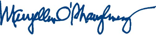 Clerk O'Shaughnessy signature Clerk O'Shaughnessy signature